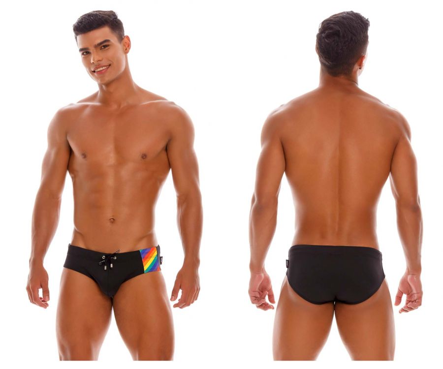 JOR 1553 Pride Swim Briefs Black