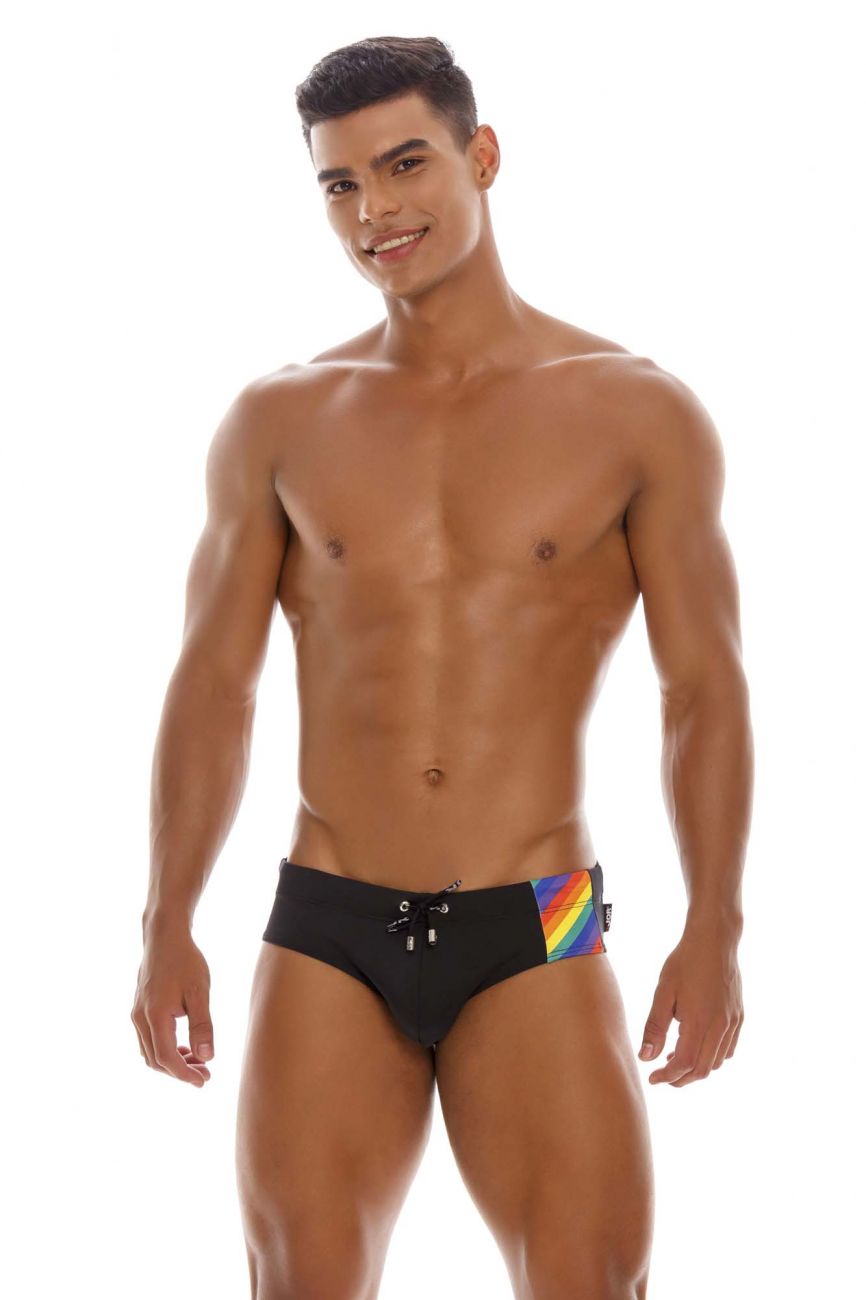 JOR 1553 Pride Swim Briefs Black