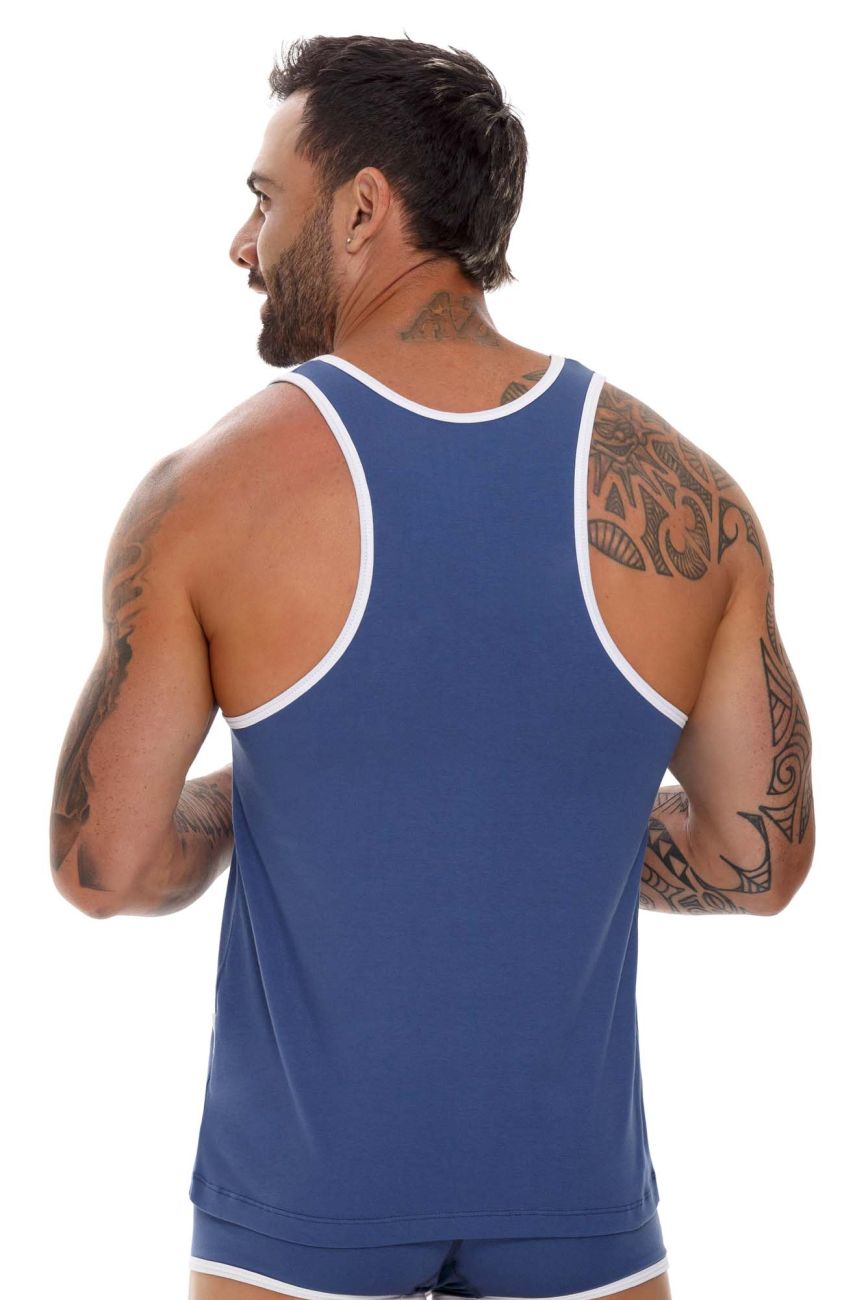 JOR 1616 Varsity Tank Top Blue