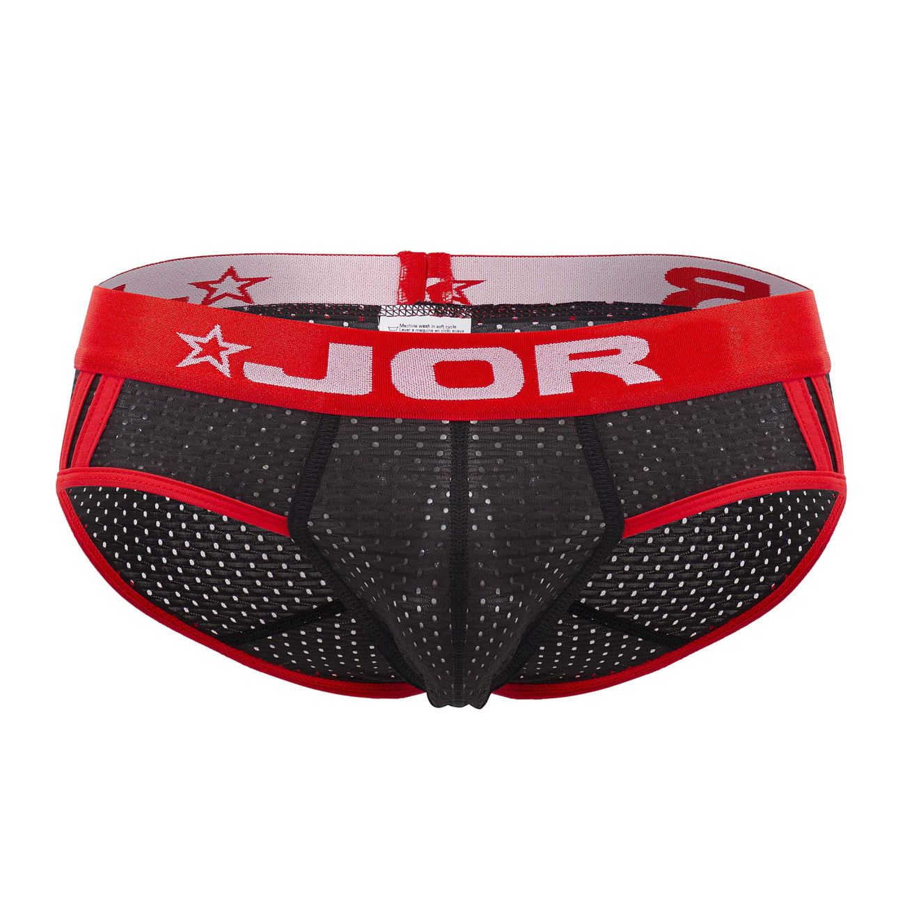 JOR 1635 Electro Briefs Black & Red