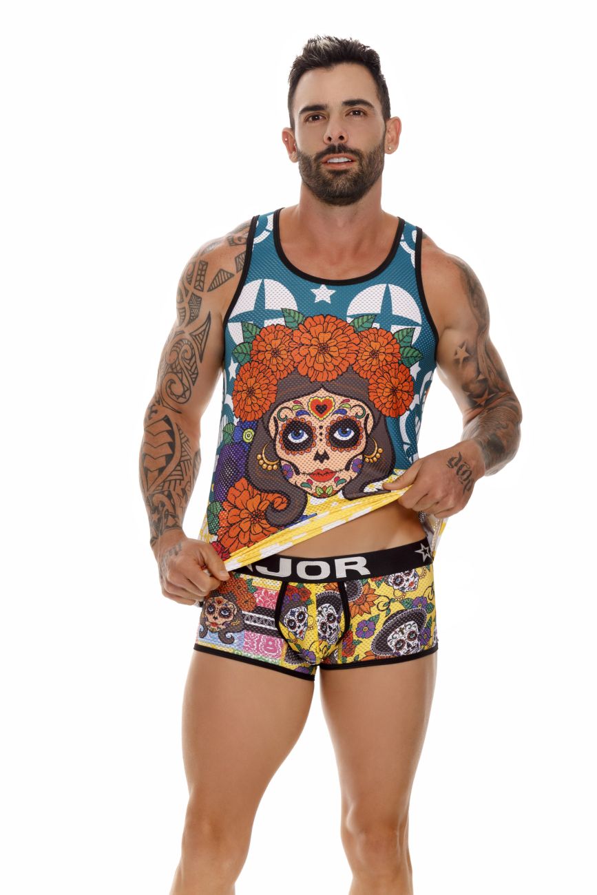 JOR 1652 Guadalupe Tank Top Day of the Dead Printed