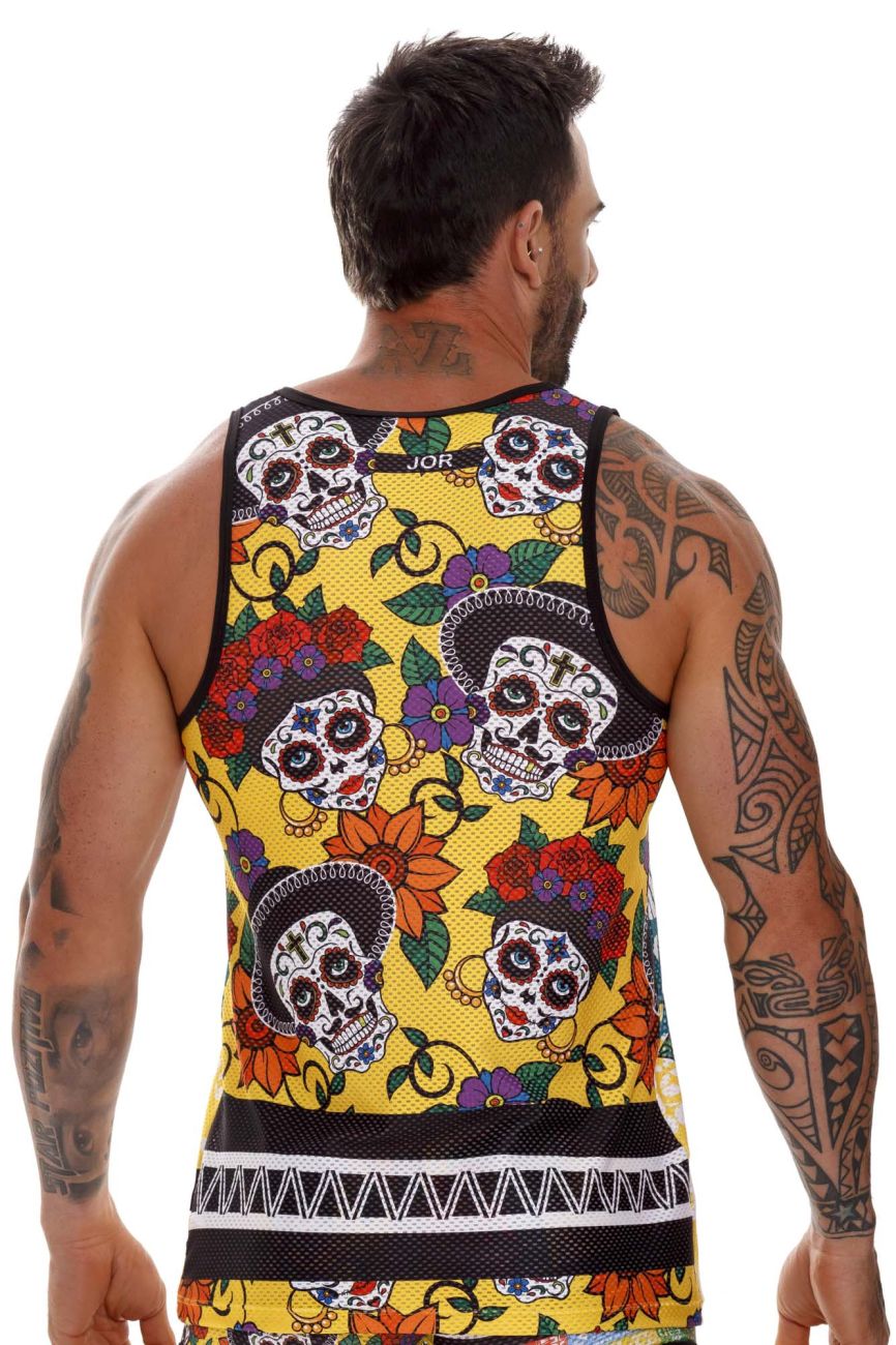 JOR 1652 Guadalupe Tank Top Day of the Dead Printed