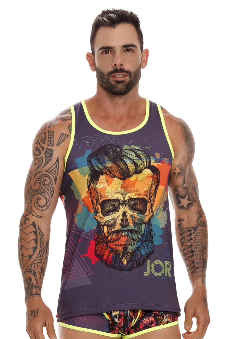 JOR 1657 Rivera Tank Top Skulls Printed