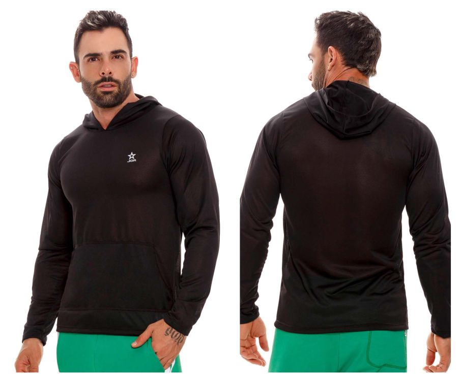 JOR 1698 Cross Hoodie Black