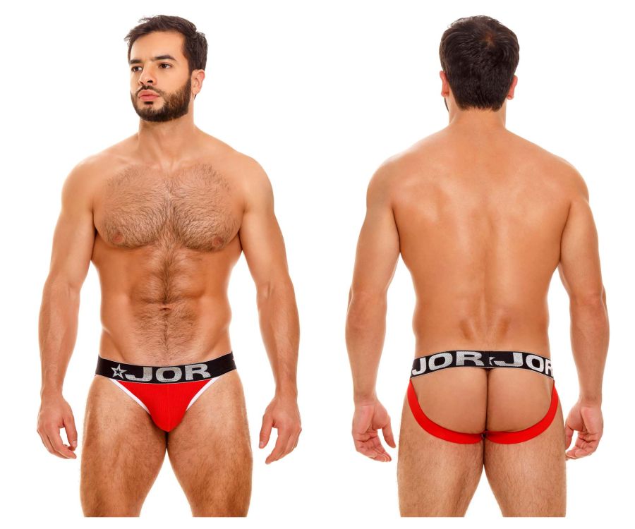 JOR 1719 Match Jockstrap Red