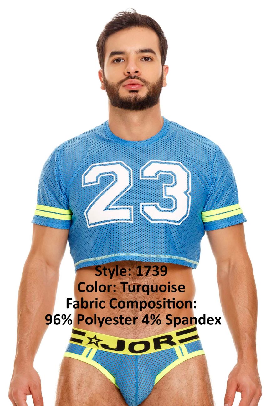 JOR 1739 Speed Crop Top Turquoise