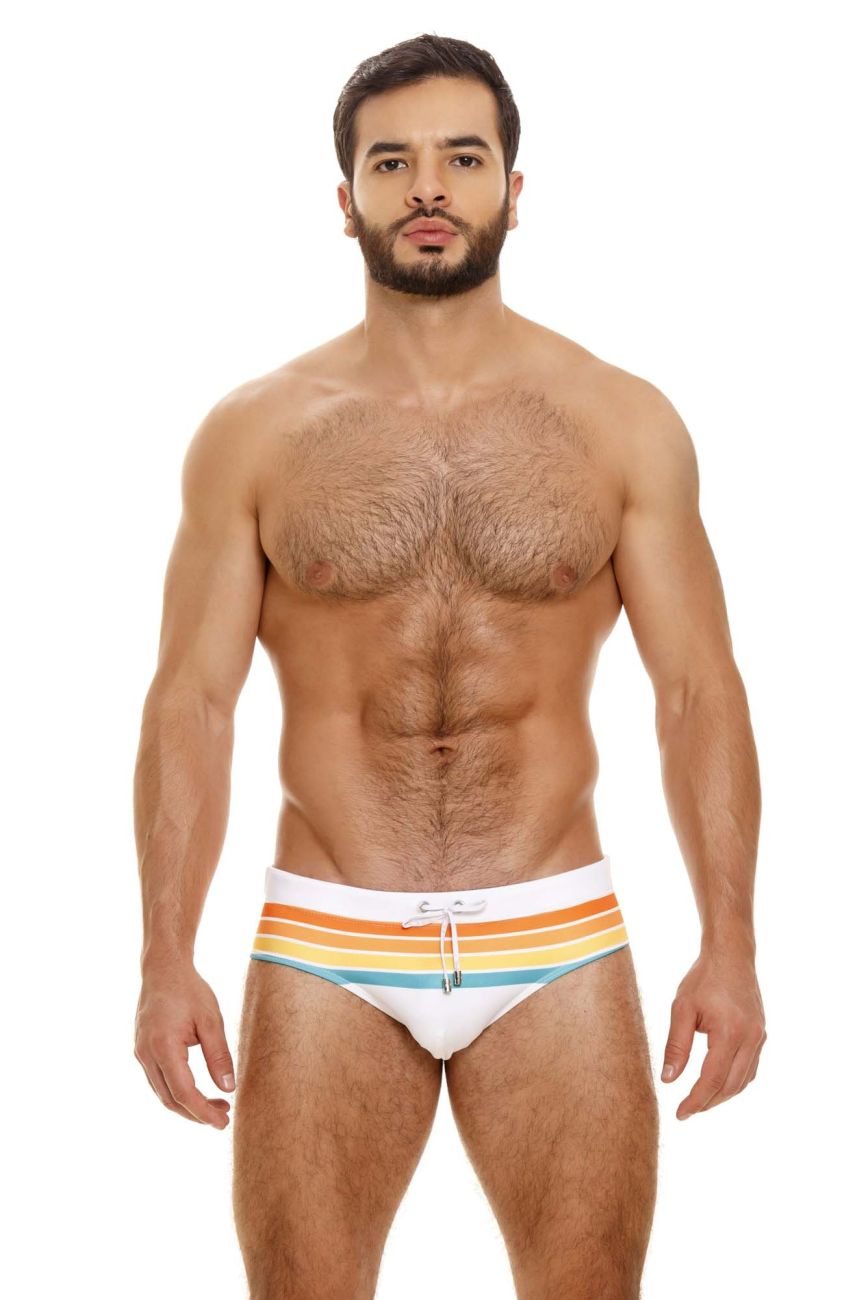 JOR 1793 Beats Swim Briefs White