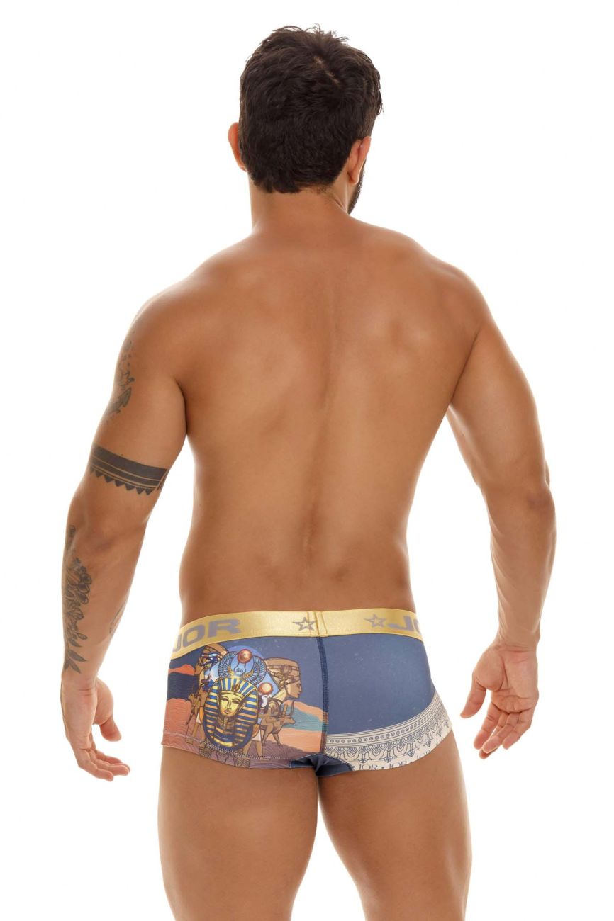 JOR 1880 Luxor Trunks Printed Blue