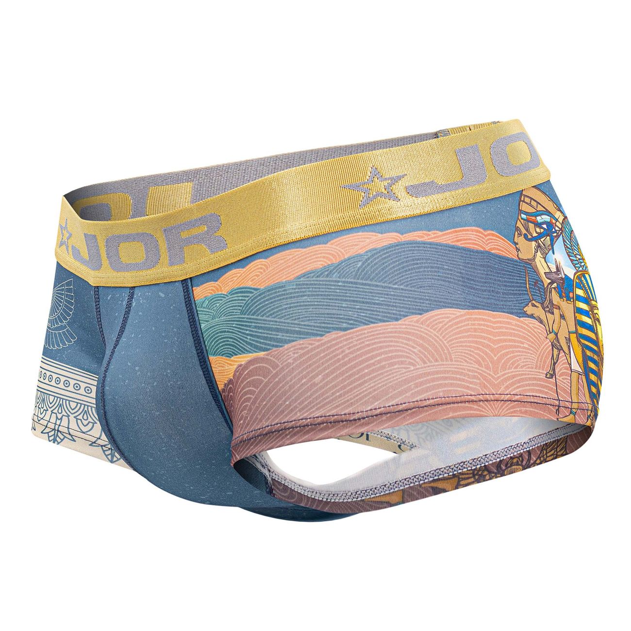 JOR 1880 Luxor Trunks Printed Blue