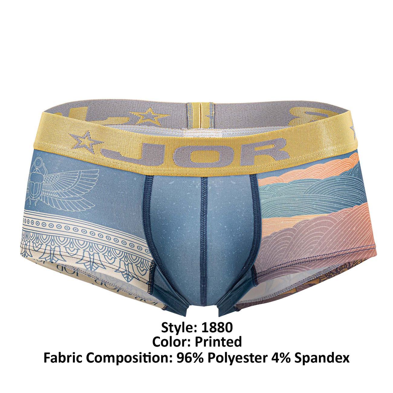JOR 1880 Luxor Trunks Printed Blue