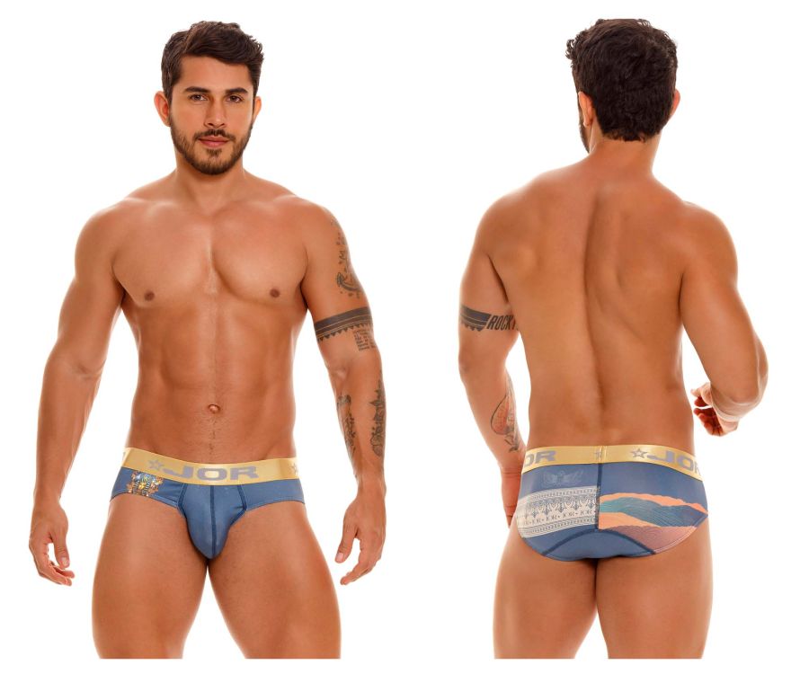 JOR 1881 Luxor Briefs Printed Blue