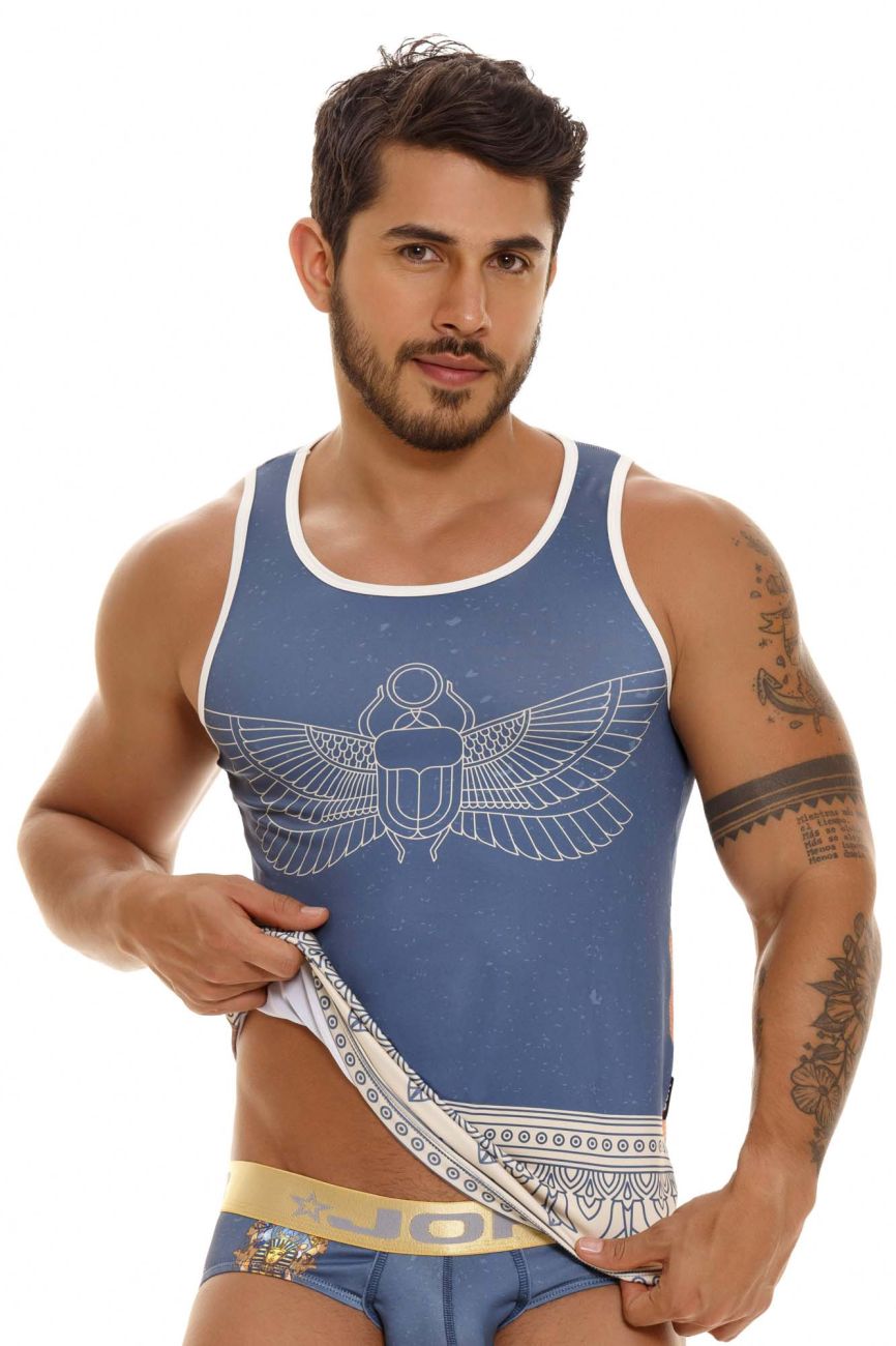 JOR 1884 Luxor Tank Top Printed Blue