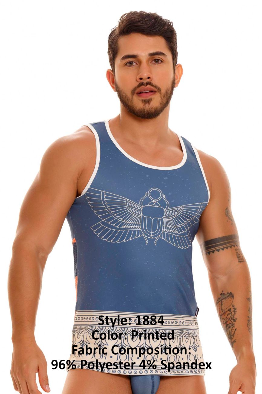 JOR 1884 Luxor Tank Top Printed Blue