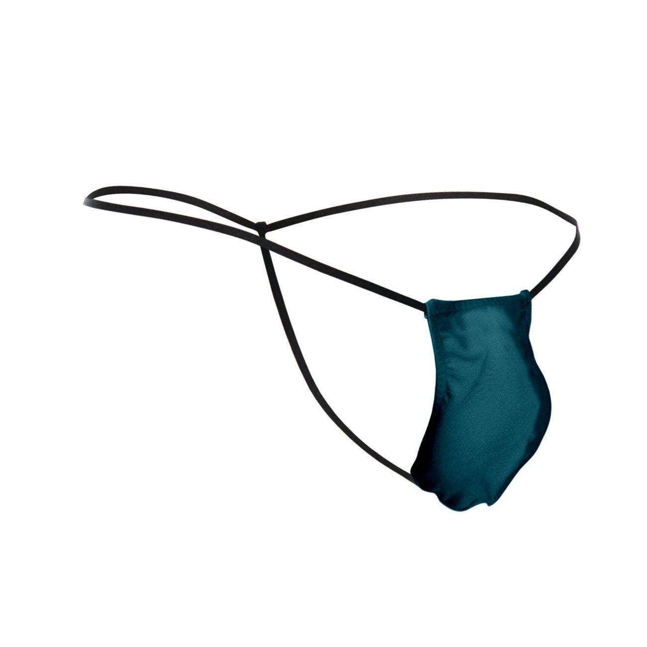 JUSTIN+SIMON XSJ02 Silky G-String Bulge Opal Green