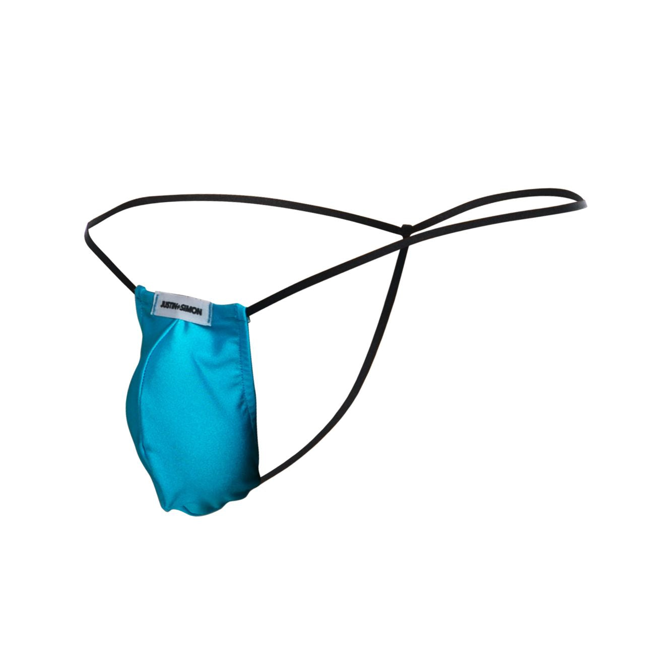 JUSTIN+SIMON XSJ02 Silky G-String Bulge Turquoise