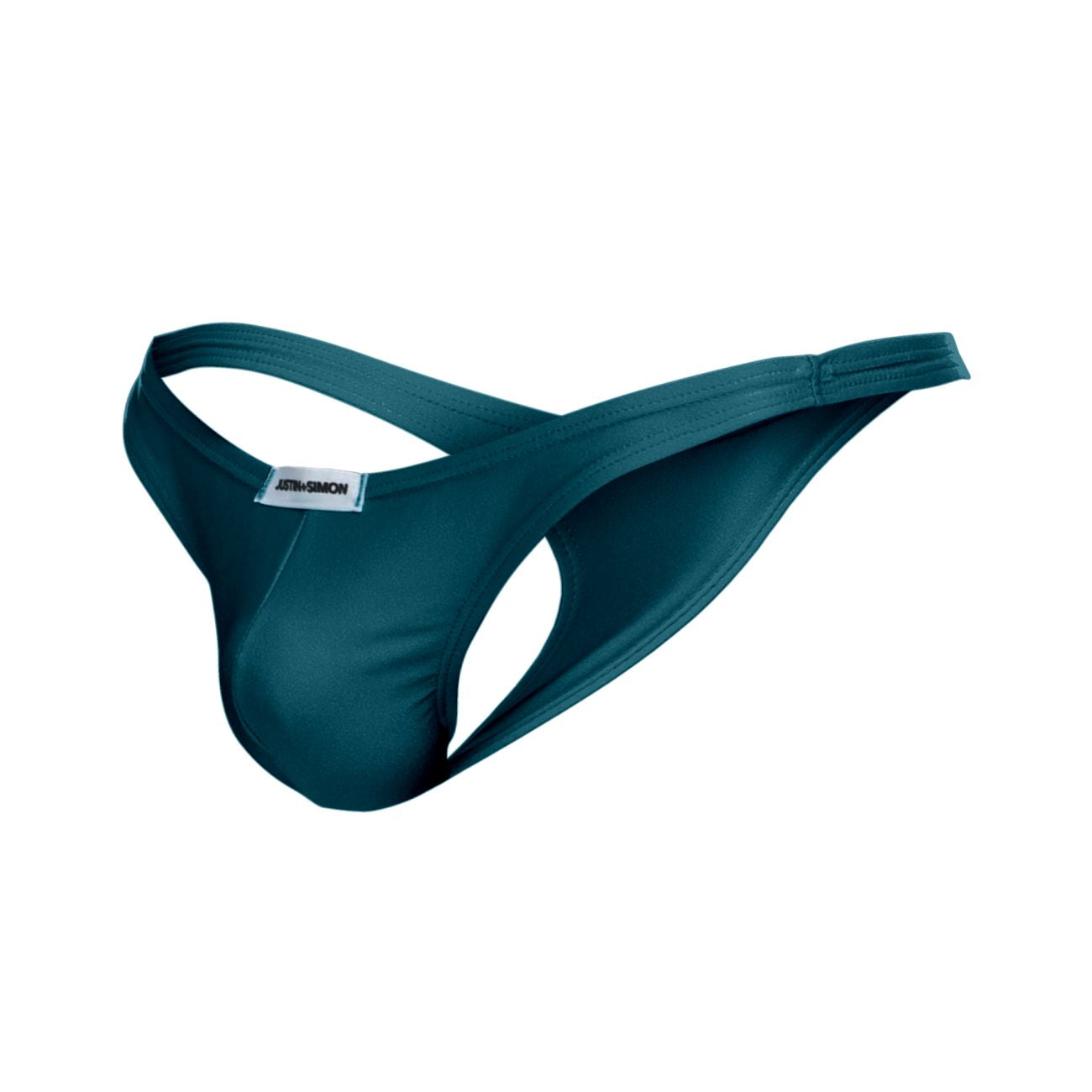 JUSTIN+SIMON XSJ03 Silky Sexy Thongs Opal Green Plus Sizes