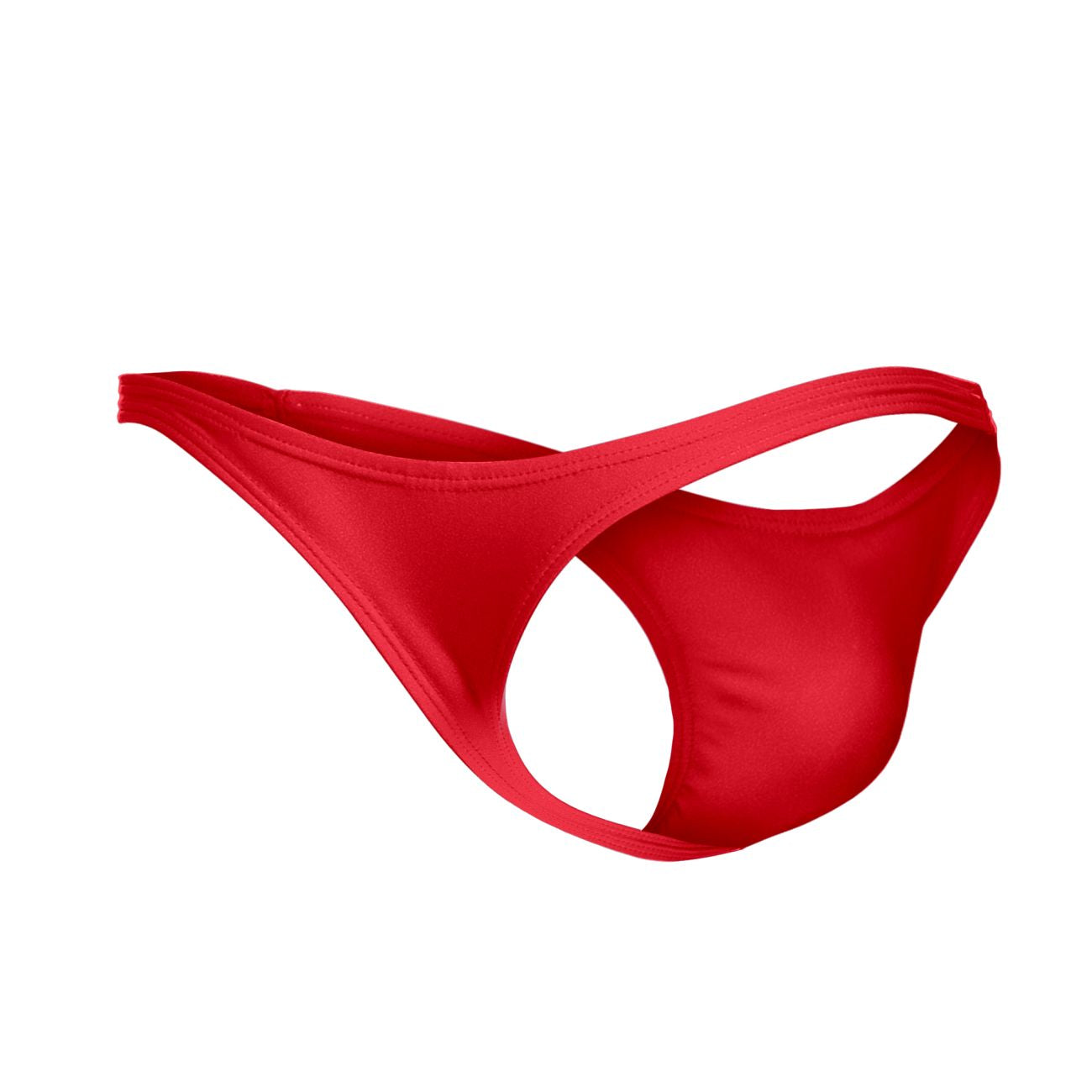 JUSTIN+SIMON XSJ03 Silky Sexy Thongs Red Plus Sizes