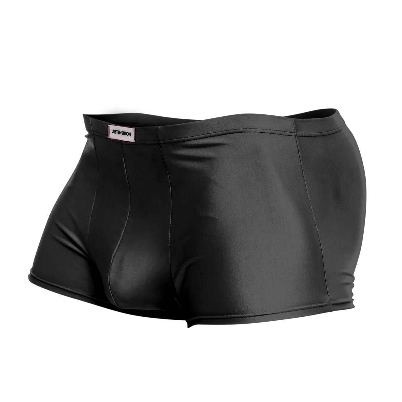 JUSTIN+SIMON XSJ08 Classic Trunks Black Plus Sizes