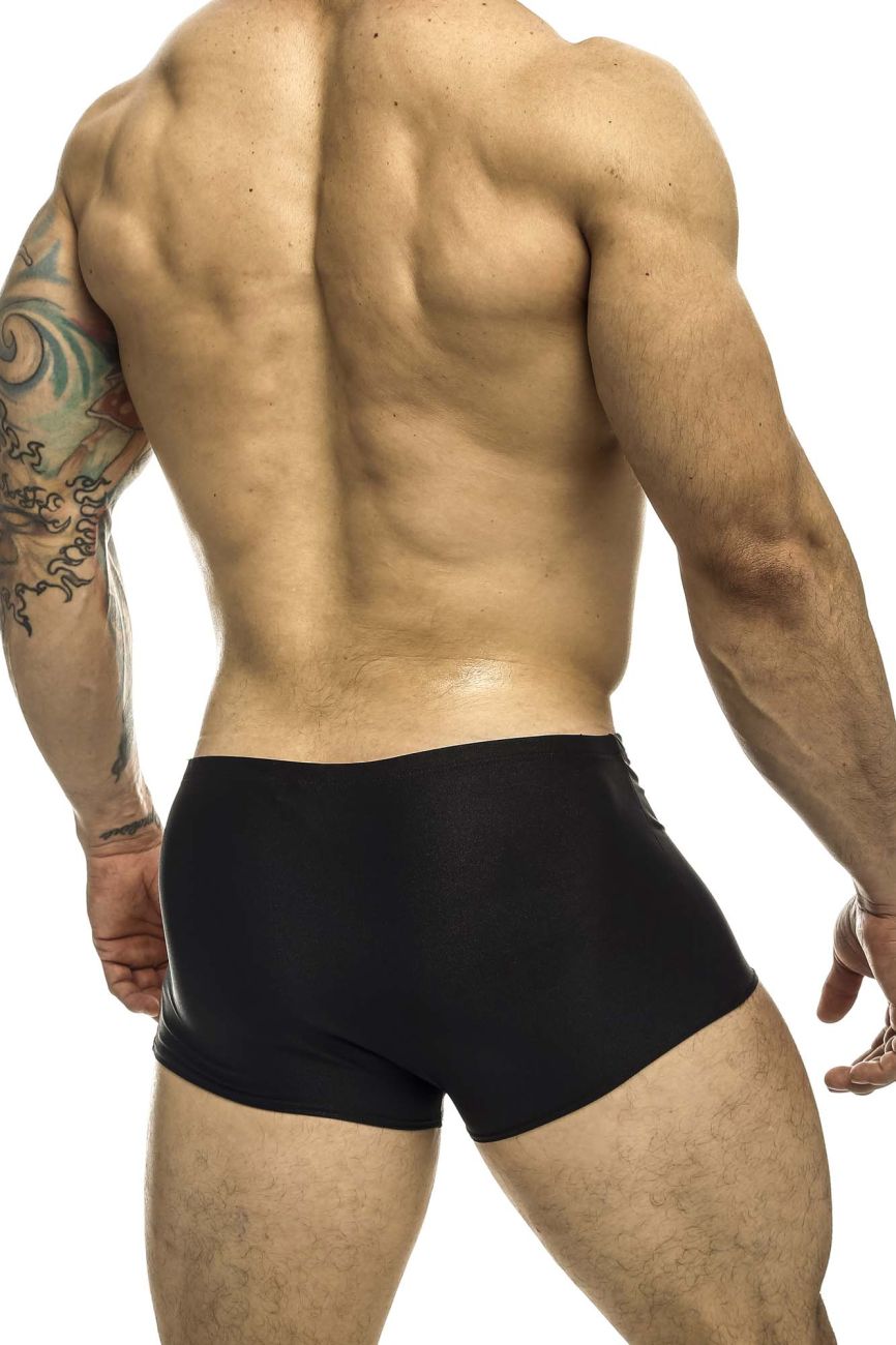 JUSTIN+SIMON XSJ08 Classic Trunks Black Plus Sizes