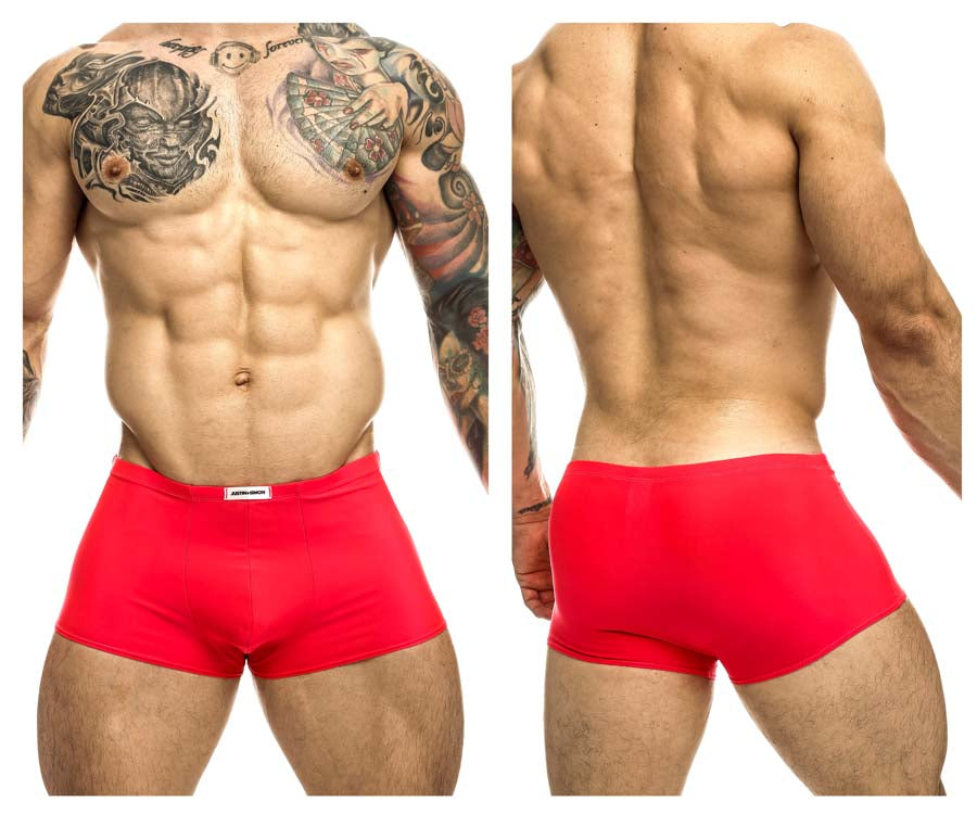 JUSTIN+SIMON XSJ08 Classic Trunks Coral Plus Sizes