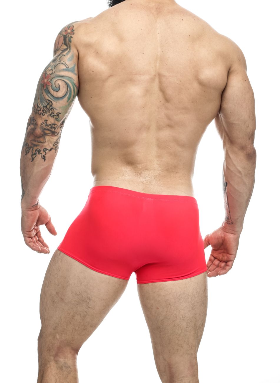 JUSTIN+SIMON XSJ08 Classic Trunks Coral Plus Sizes