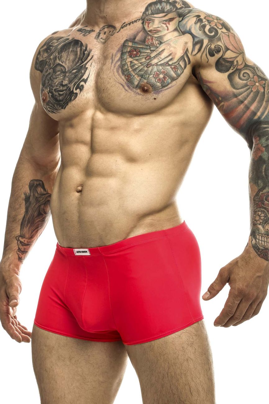 JUSTIN+SIMON XSJ08 Classic Trunks Coral Plus Sizes