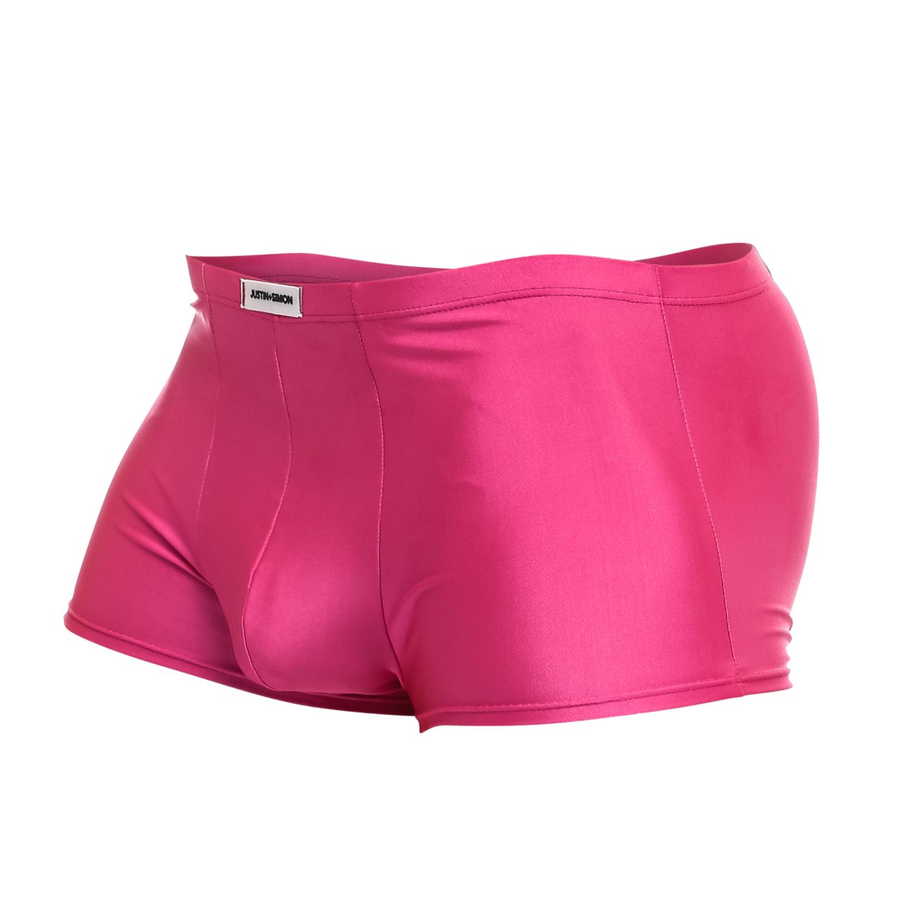 JUSTIN+SIMON XSJ08 Classic Trunks Hot Pink Plus Sizes