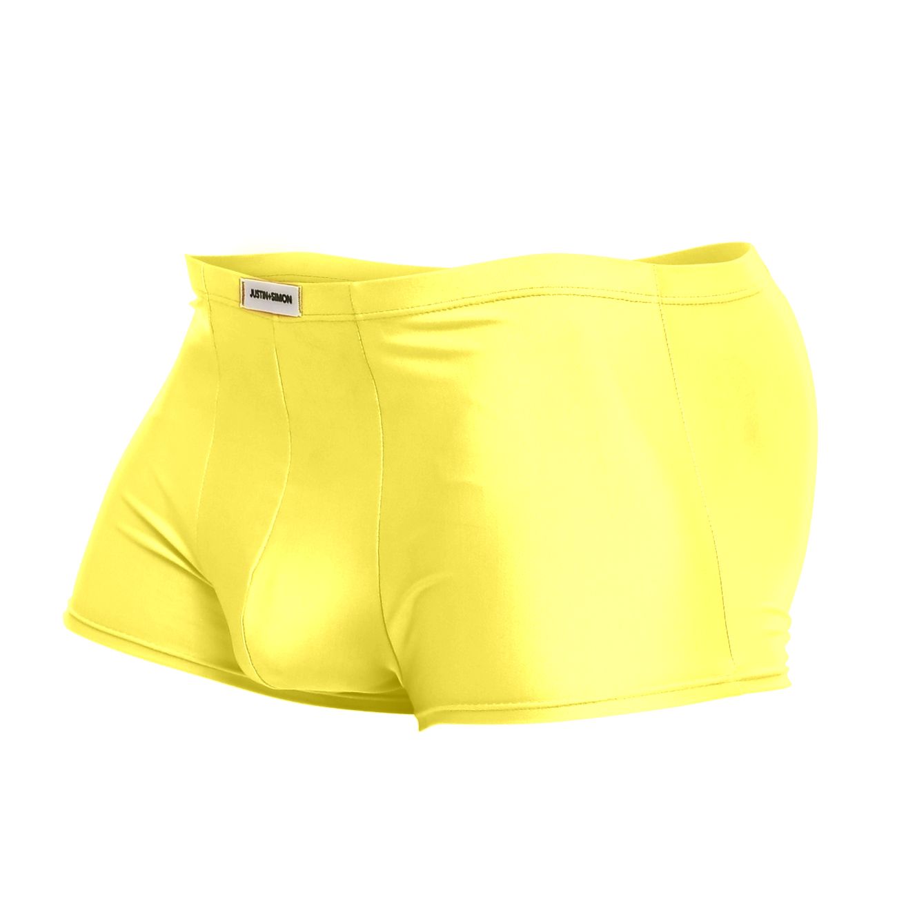 JUSTIN+SIMON XSJ08 Classic Trunks Yellow Plus Sizes