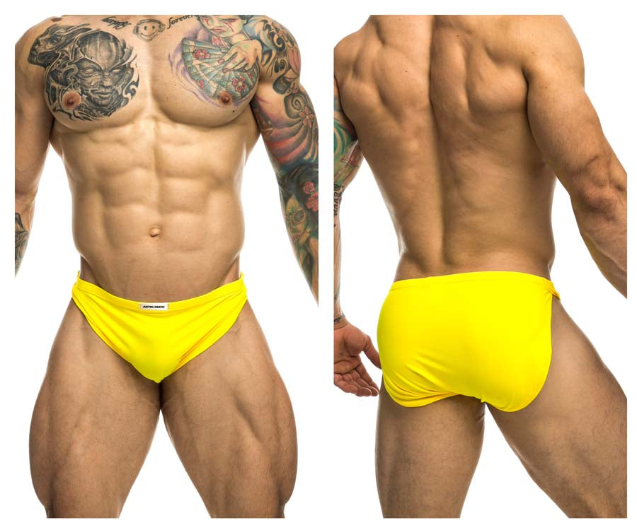 JUSTIN+SIMON XSJ09 Running Shorts Yellow