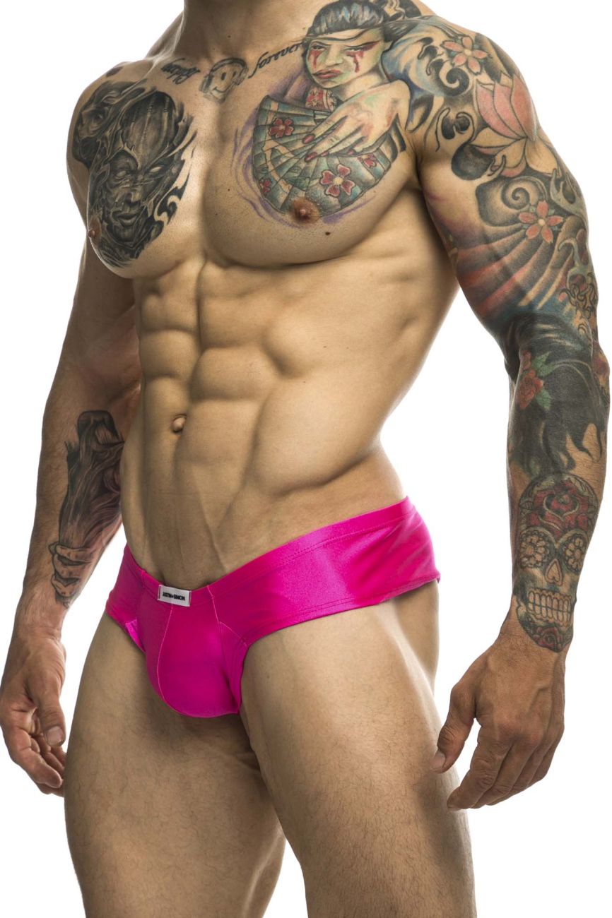 JUSTIN+SIMON XSJ22 Cheek Briefs Pink Plus Sizes