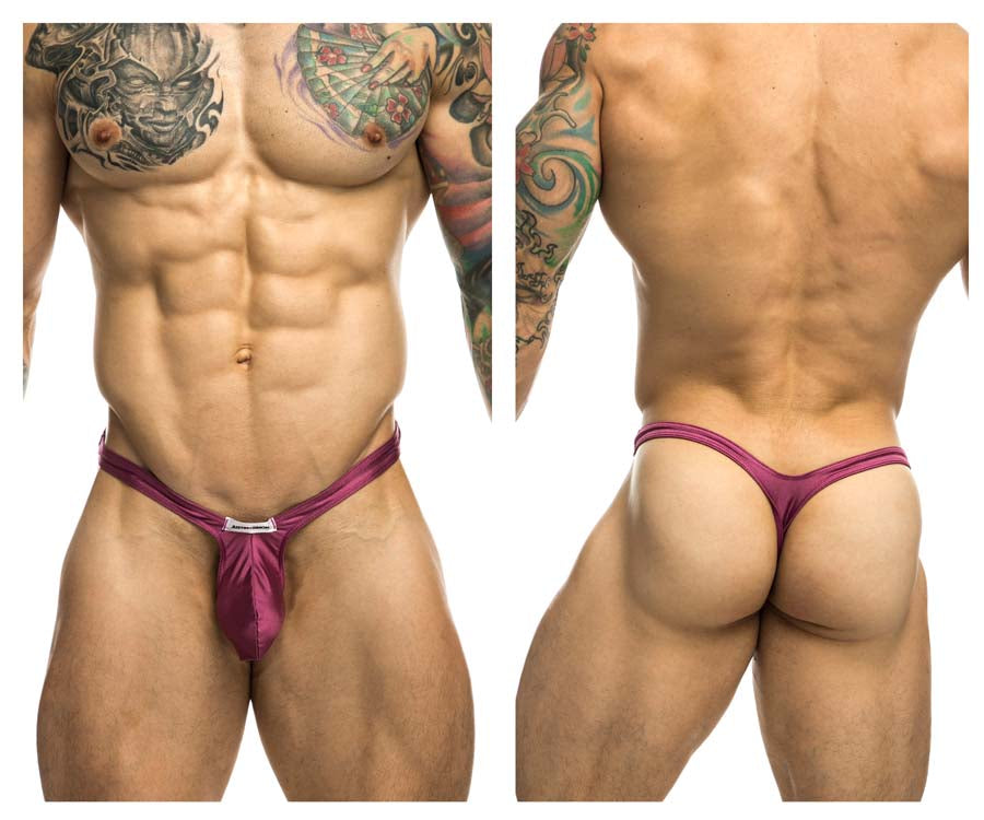 JUSTIN+SIMON XSJBU02 Bulge Thongs Wine Plus Sizes