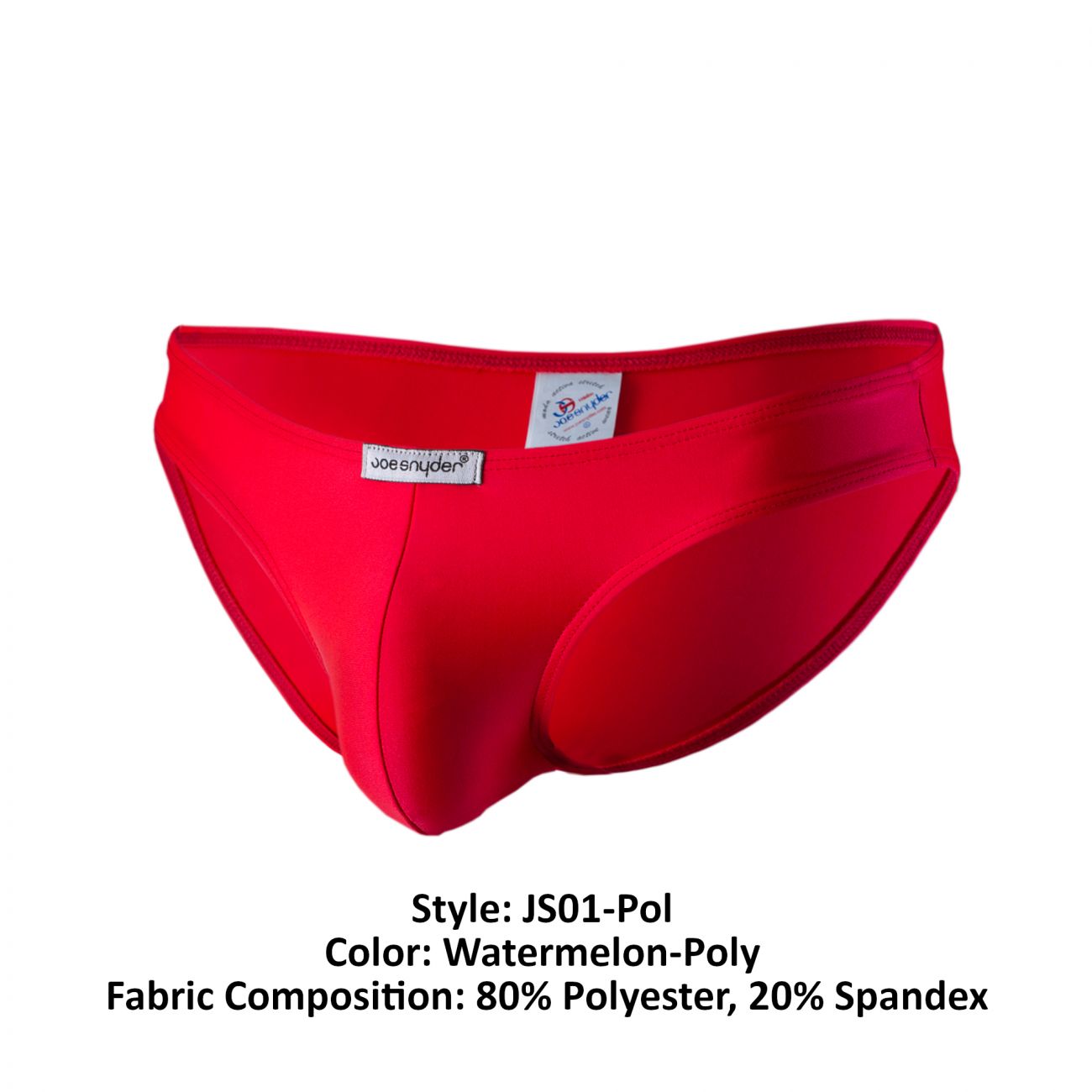 Joe Snyder JS01-Pol Polyester Bikini Classic Watermelon Poly