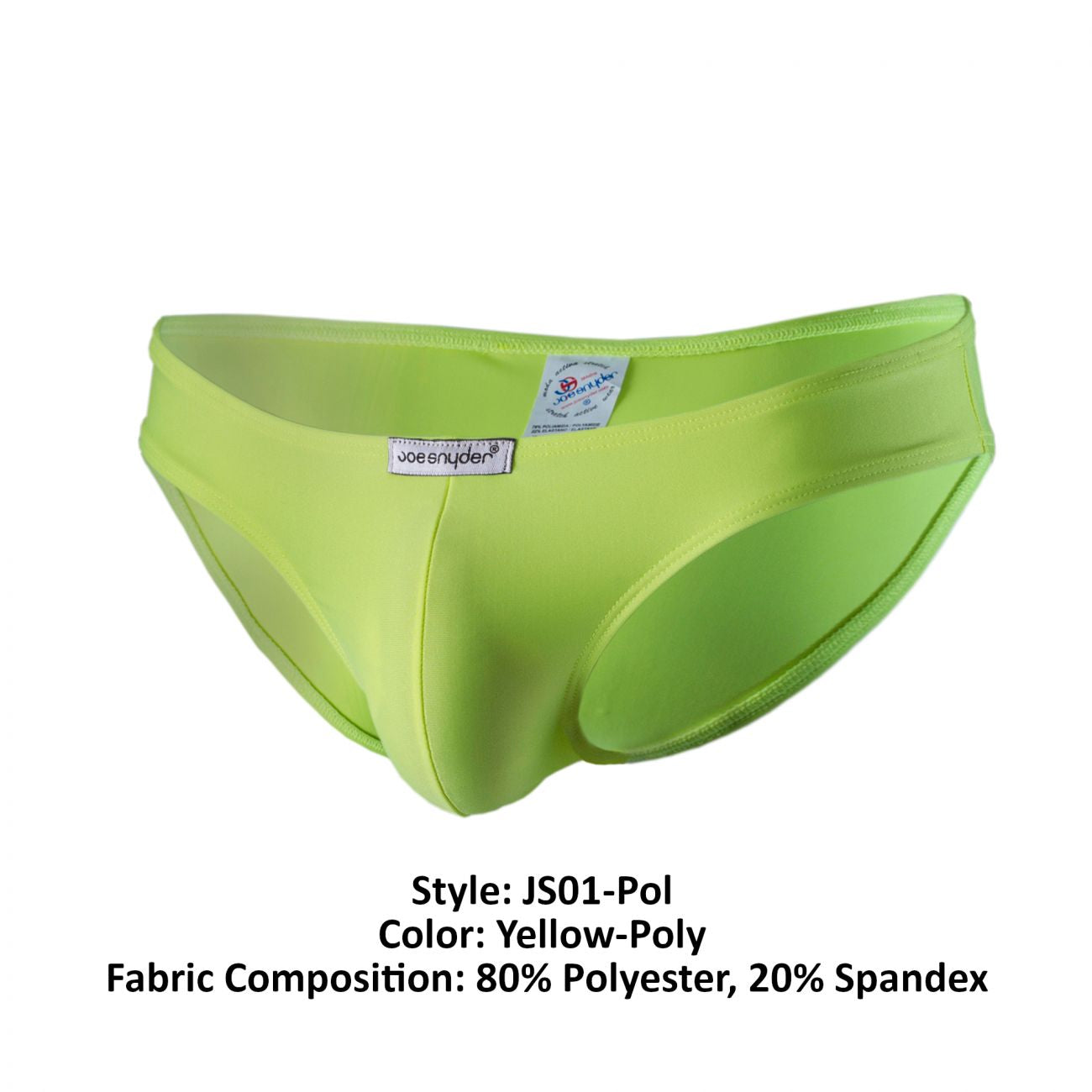 Joe Snyder JS01-Pol Polyester Bikini Classic Yellow Poly