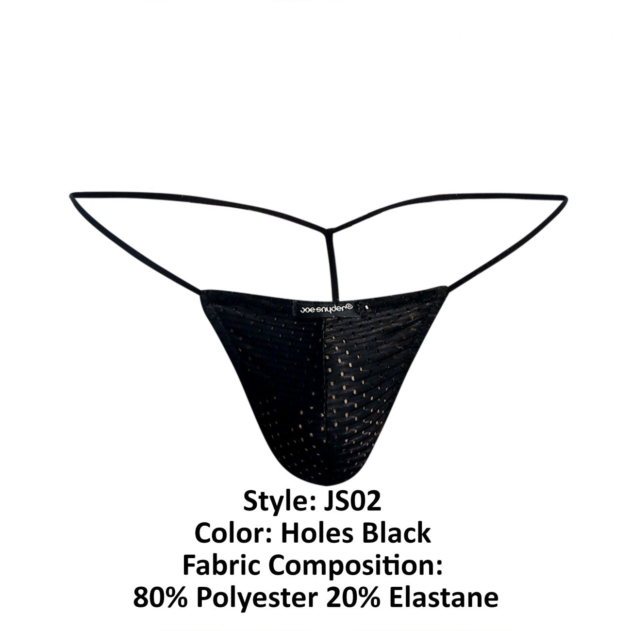 Joe Snyder JS02 G-String Holes Black