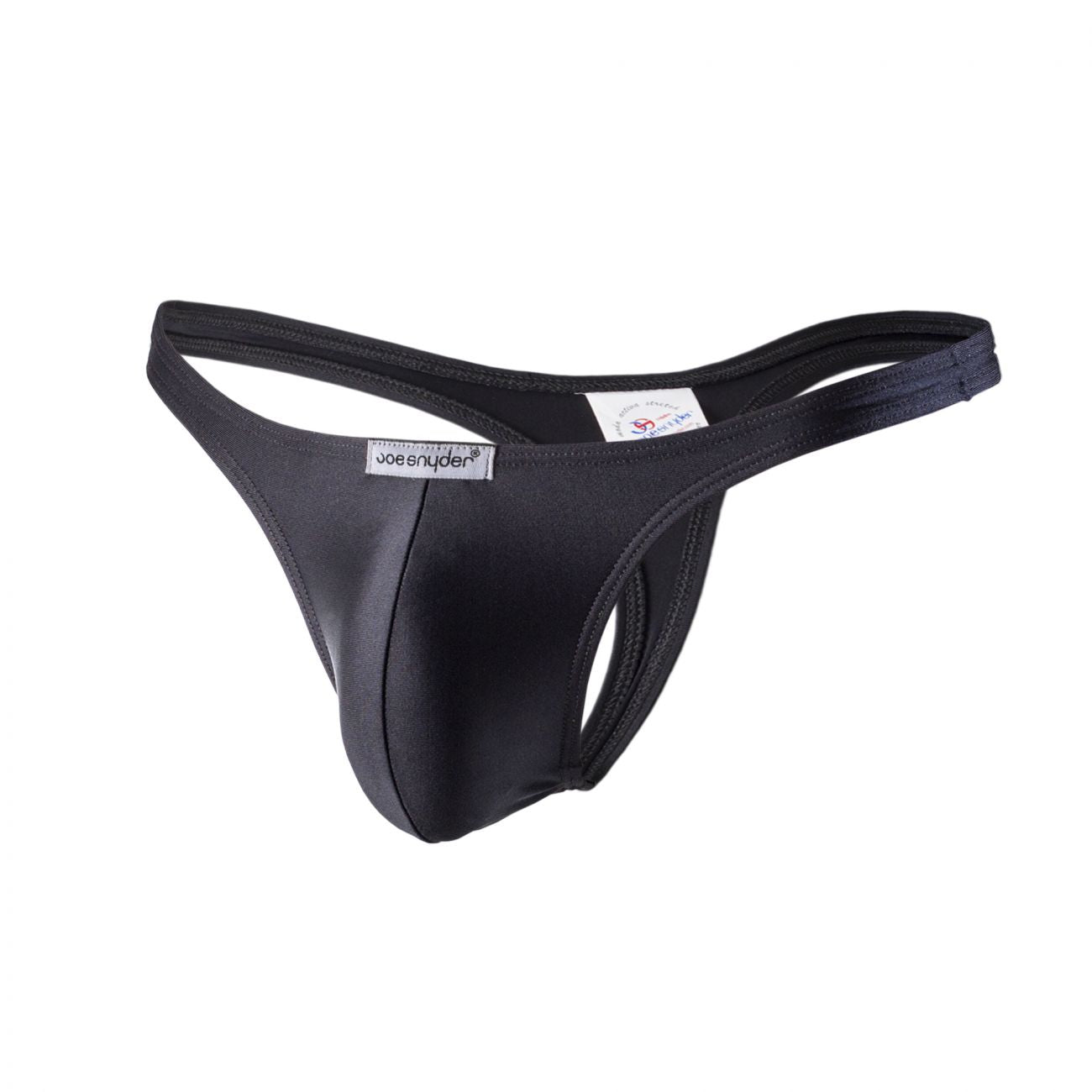 Joe Snyder JS03-Pol Polyester Thong Black Poly
