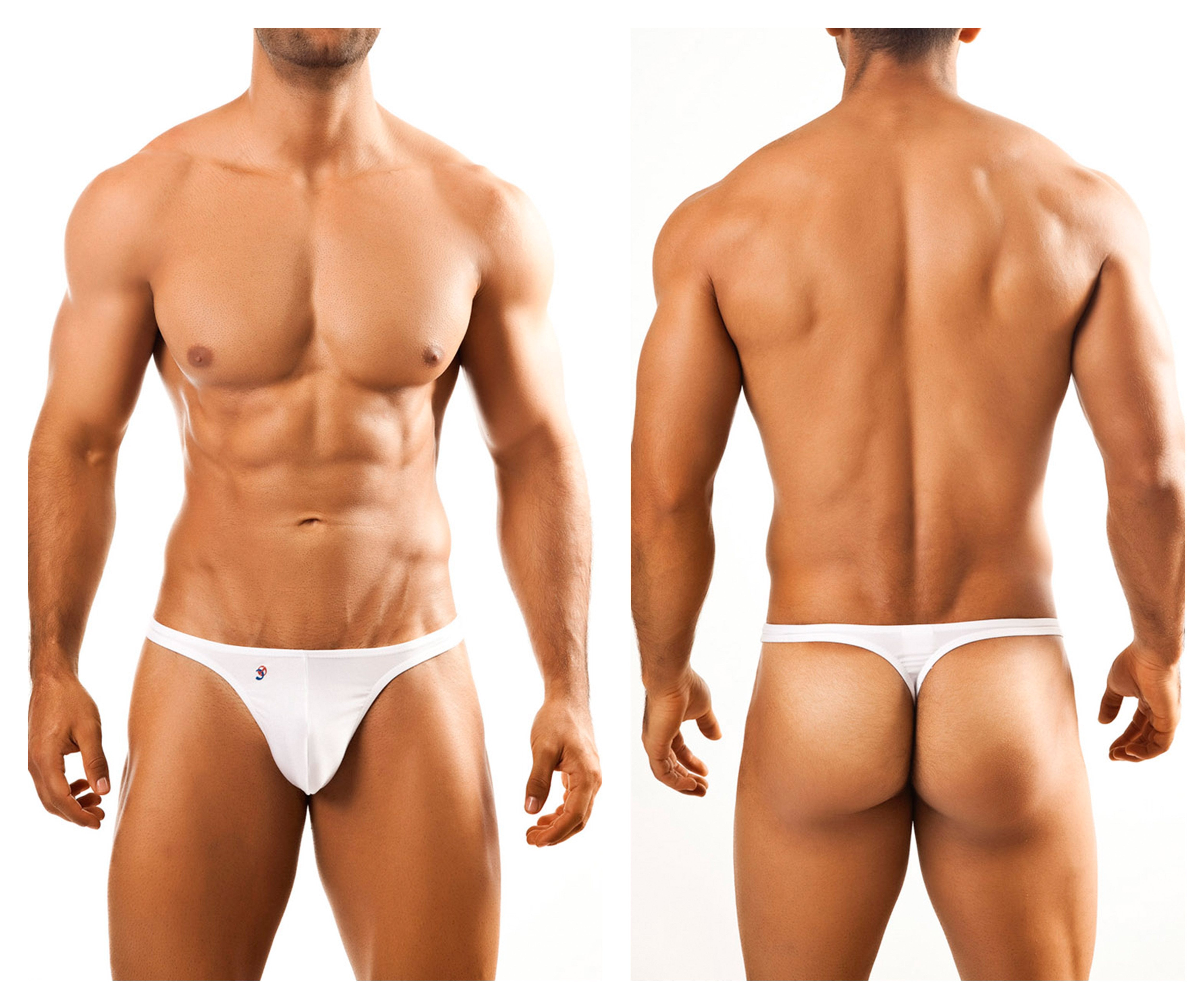 SALE - Joe Snyder Stretch Spandex Thong White
