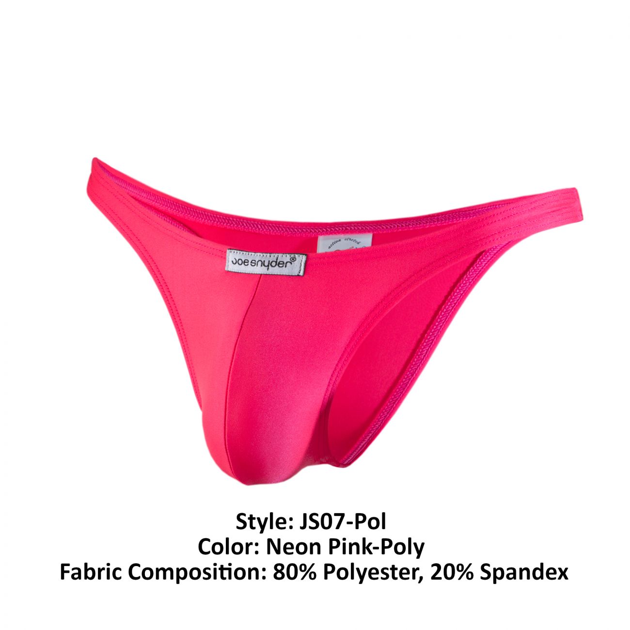 Joe Snyder JS07-Pol Polyester Capri Neon Pink Poly
