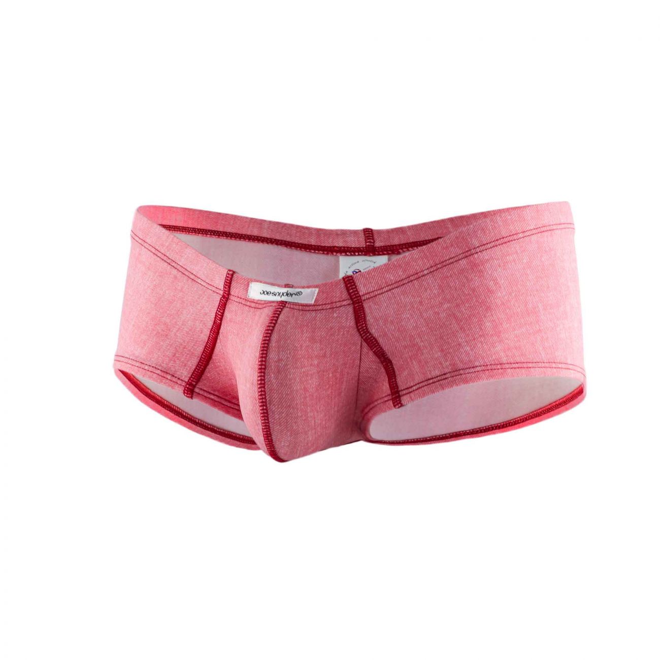 Joe Snyder JS13-Denim Denim Cheek Boxer Red Denim