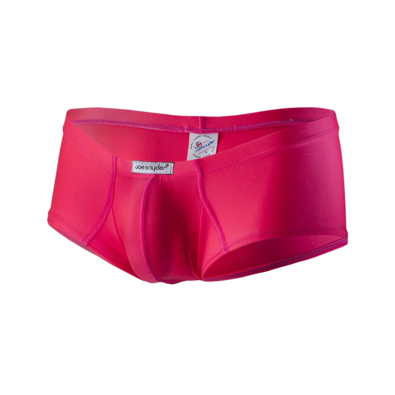 Joe Snyder JS13-Pol Polyester Cheek Boxer Neon Pink Poly