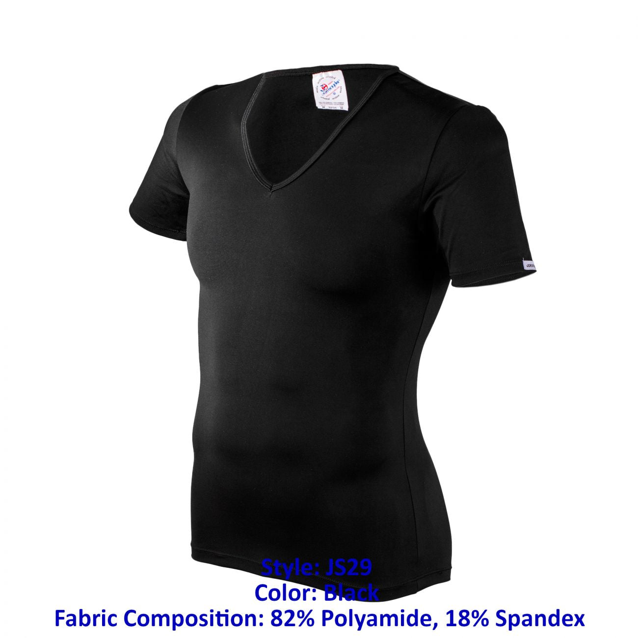 Joe Snyder JS29 V Neck Tank Top Black