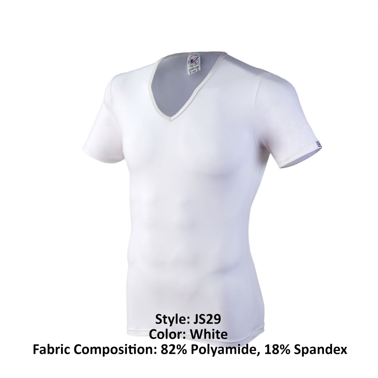 Joe Snyder JS29 V Neck Tank Top White