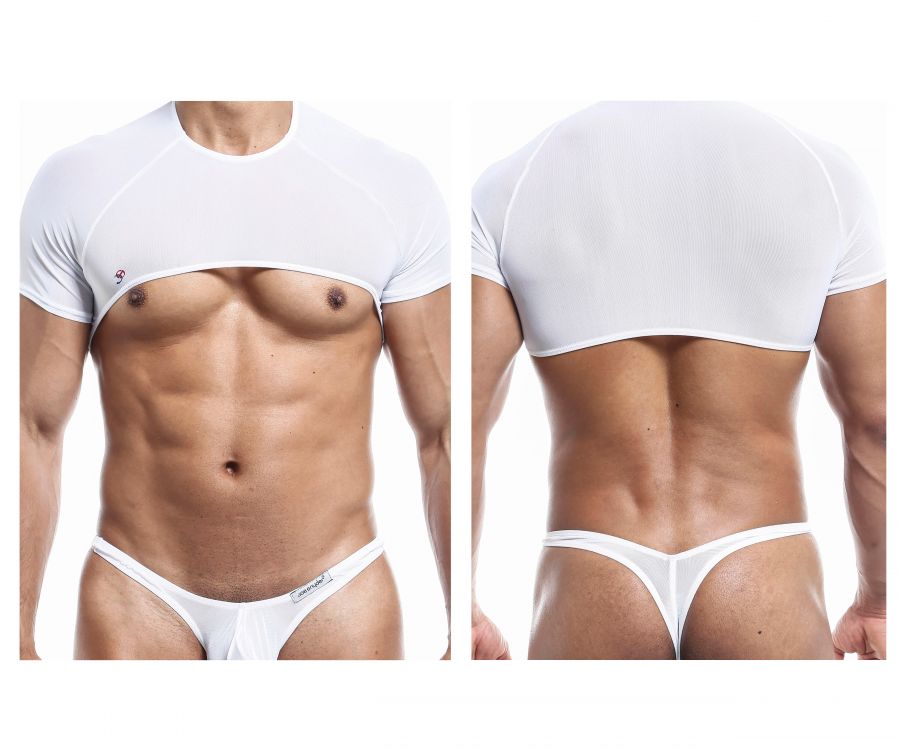 Joe Snyder JS32 Top Y-Back White Mesh