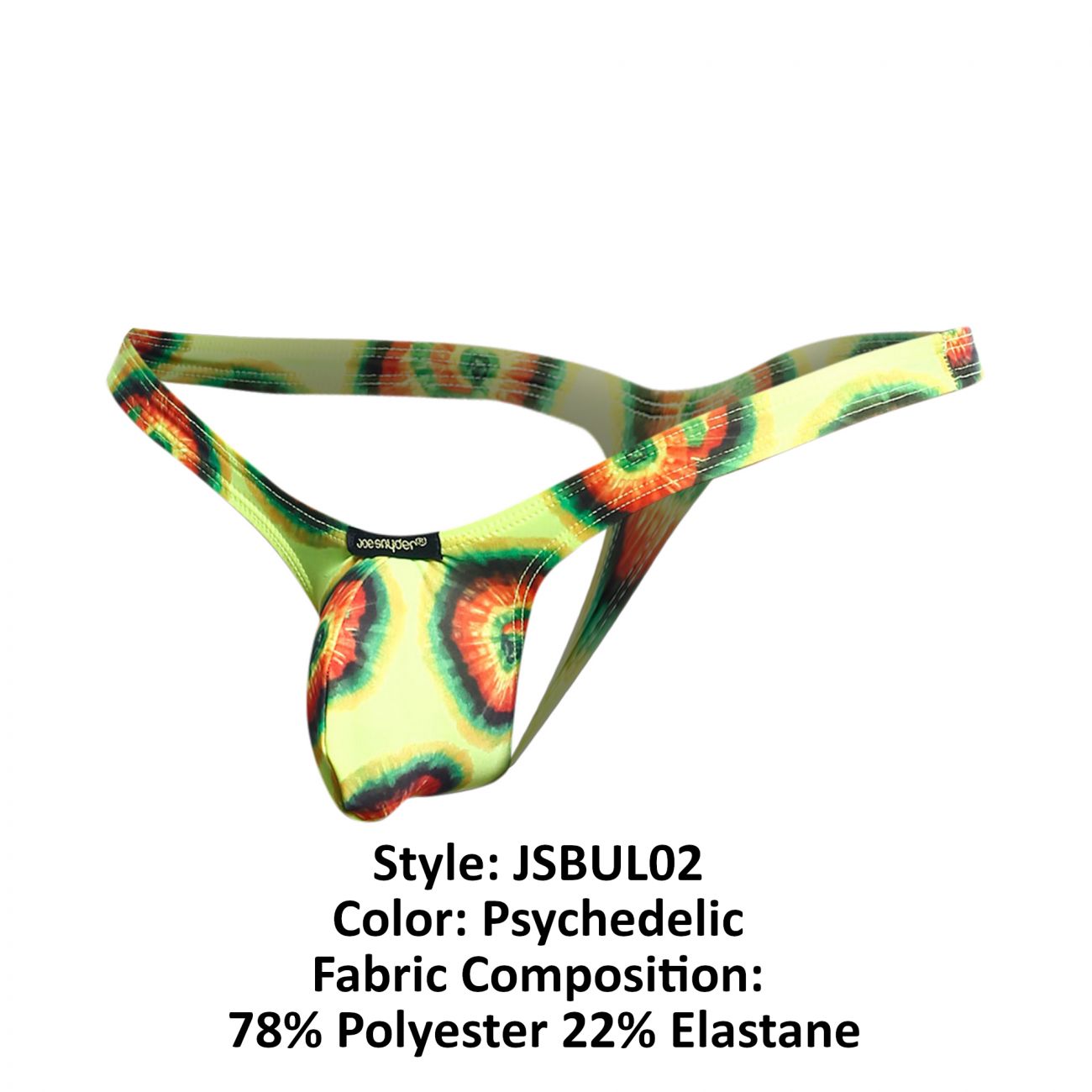 Joe Snyder JSBUL02 Bulge Tanga Psychedelic