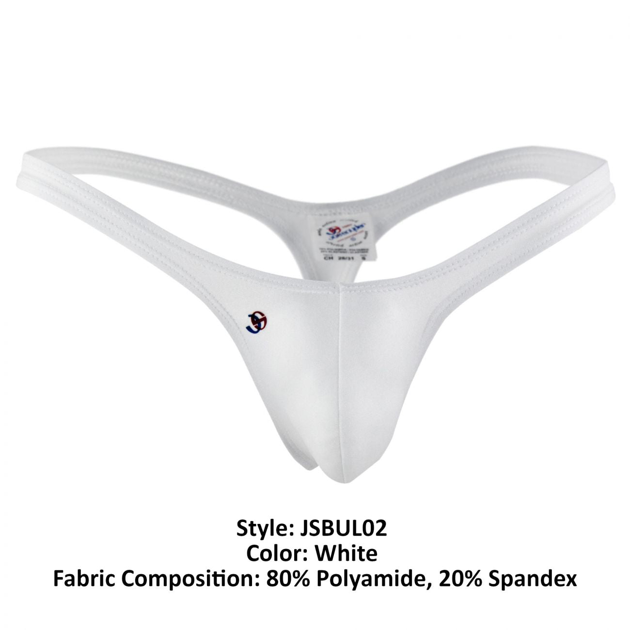 Joe Snyder JSBUL02 Bulge Tanga White