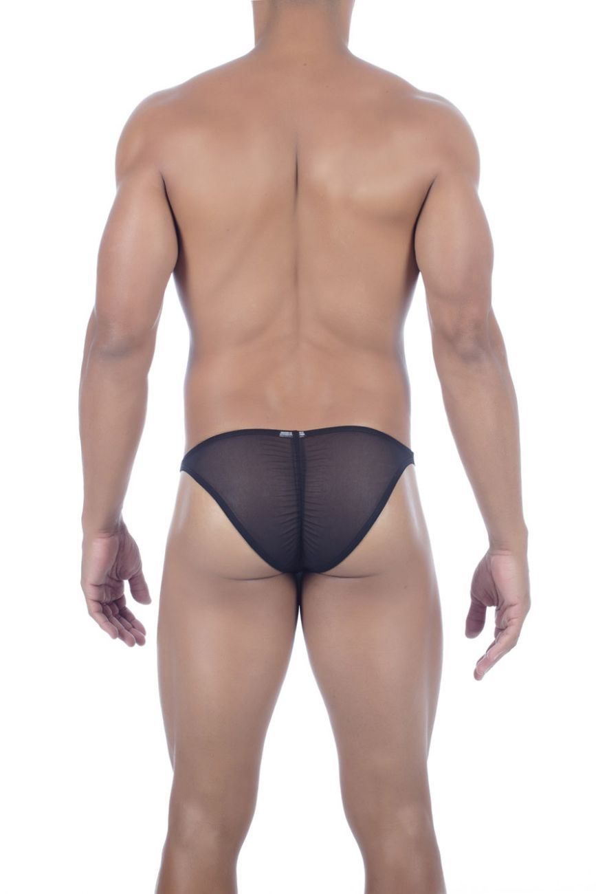 Joe Snyder JSMBUL01 Maxibulge Bikini Black Mesh