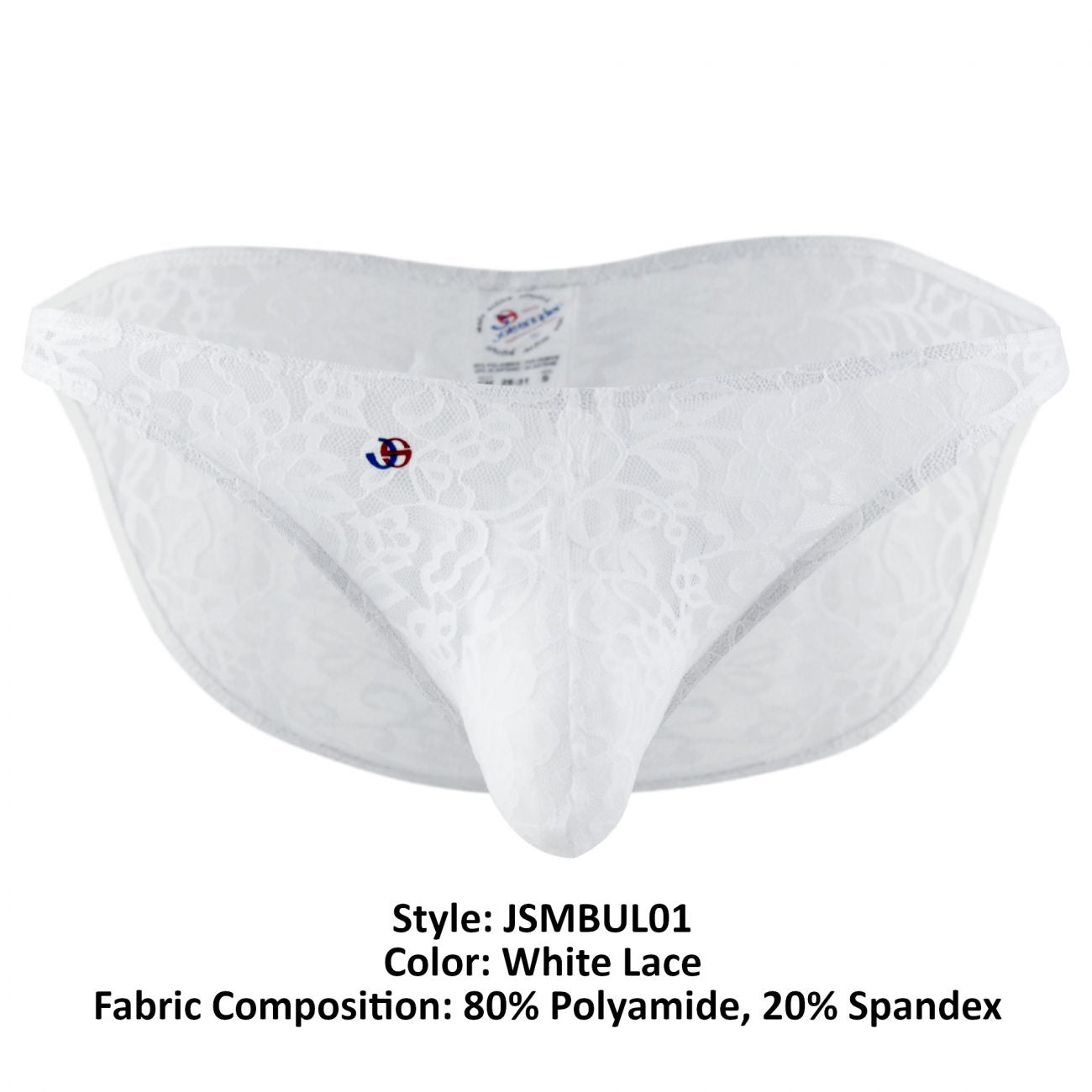 Joe Snyder JSMBUL01 Maxibulge Bikini White Lace