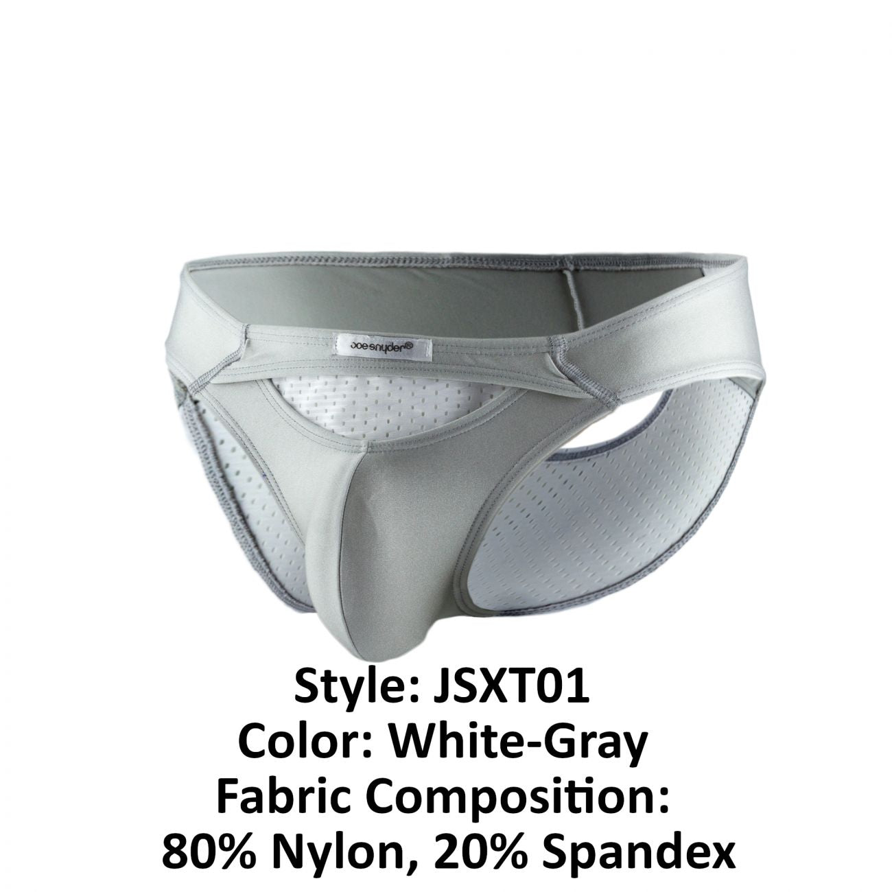 Joe Snyder JSXT01 Sexiest Bikini White and Gray