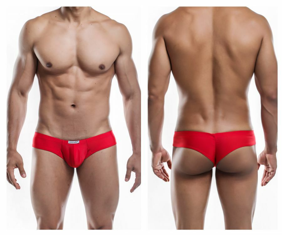 Joe Snyder Mens Polyester Cheek Briefs Red