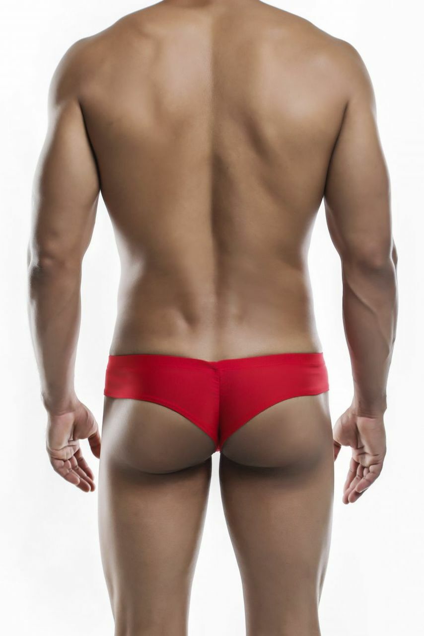 Joe Snyder Mens Polyester Cheek Briefs Red