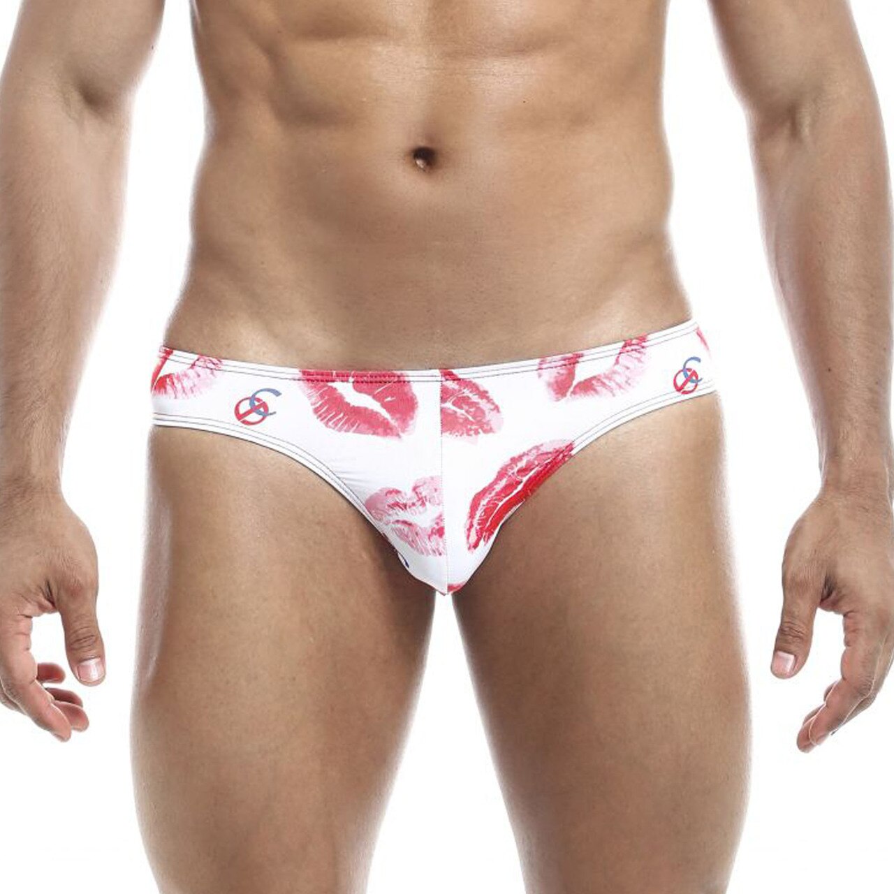 SALE - Mens Joe Snyder Polyester Bikini Brief Kisses